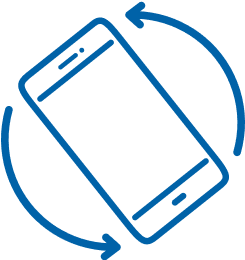 スマホ回転アイコン